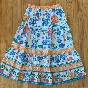 Rachel Zoe Vibrant Floral A-Line Skirt